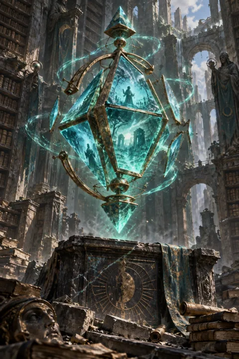 An ancient glowing relic